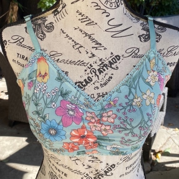 Spell 3 piece Vintage Sayulita Bralette (m) Bloomers (L) and Sleep Mask - Picture 5 of 11